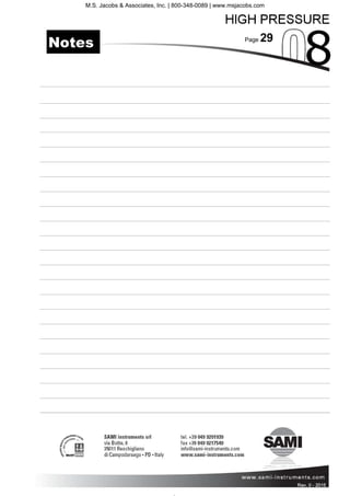 Page 29
Rev. 0 - 2011 Rev. 0 - 2015
Notes
M.S. Jacobs & Associates, Inc. | 800-348-0089 | www.msjacobs.com
 