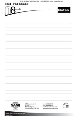 Page 4
Rev. 0 - 2015
Notes
M.S. Jacobs & Associates, Inc. | 800-348-0089 | www.msjacobs.com
 