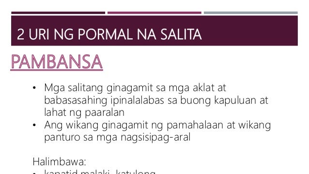 Kahulugan Ng Wikang Panturo – Halimbawa