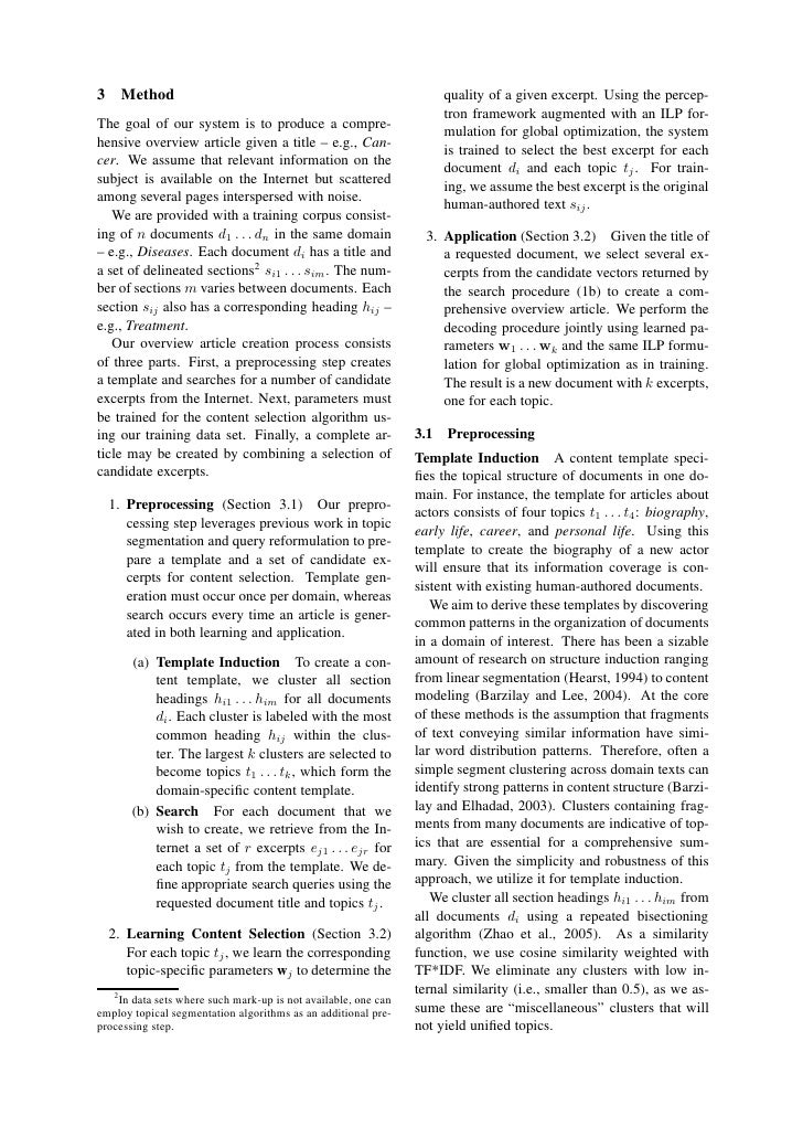 automatically generating wikipedia articles a structure aware appro wikipedia article template