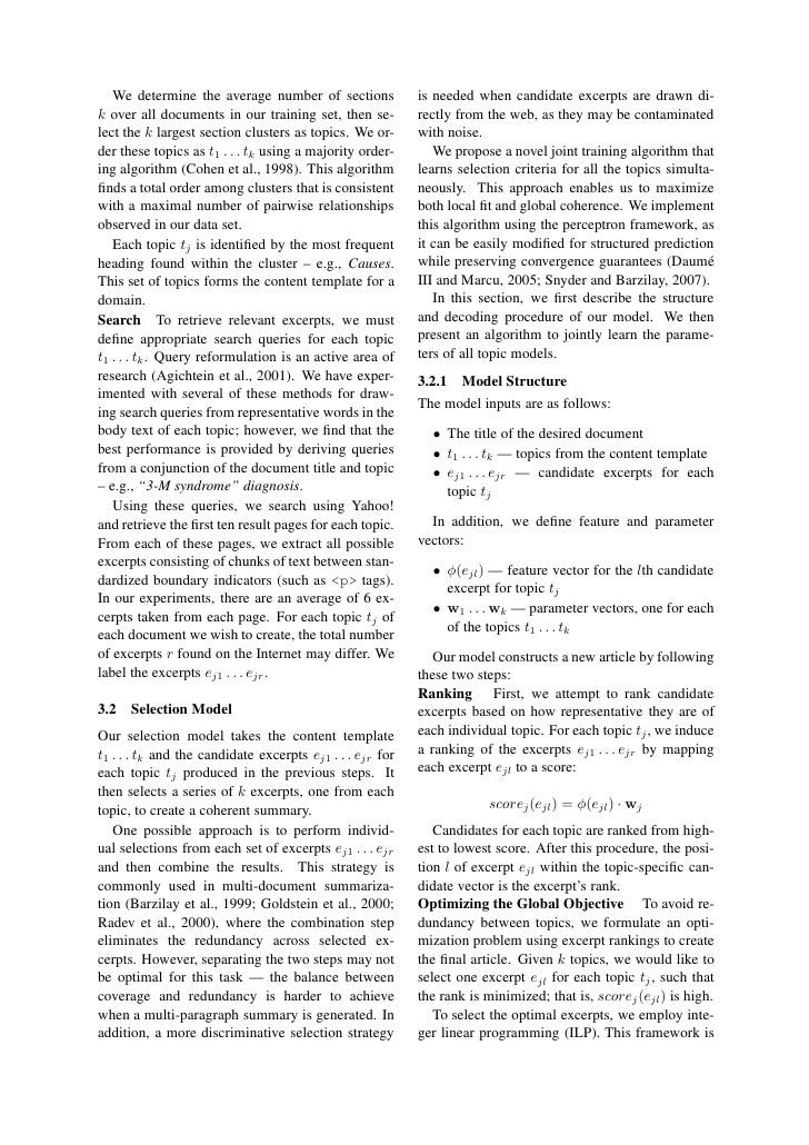 automatically generating wikipedia articles a structure aware appro wikipedia article template