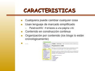 CARACTERISTICAS 