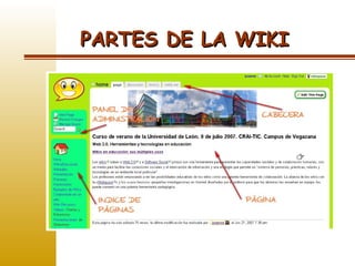 PARTES DE LA WIKI 
