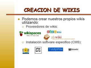 CREACION DE WIKIS 