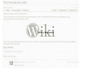 Wiki y Wikipedia
 