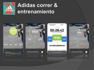 Adidas correr &
entrenamiento
 