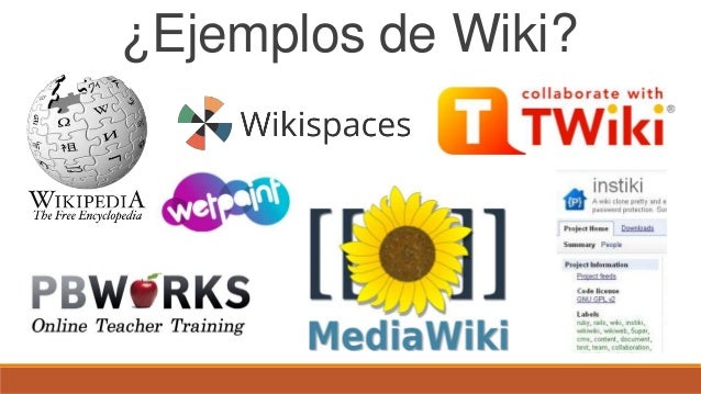 Resultado de imagen de wikispace imagenes