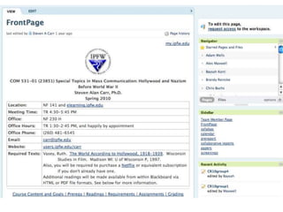 Students Like Wikis24/7 access to course materialsClarify/reinforce understanding from classOwnership