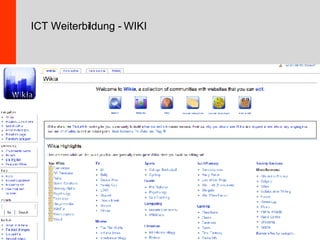 ICT Weiterbildung - WIKI 