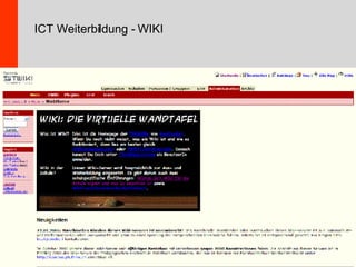 ICT Weiterbildung - WIKI 