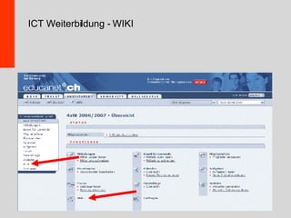 ICT Weiterbildung - WIKI 