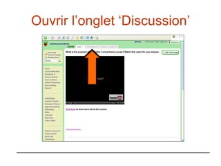 Ouvrir l’onglet ‘Discussion’ 