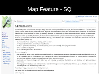 Map Feature - SQ
 