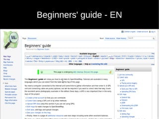 Beginners' guide - EN
 