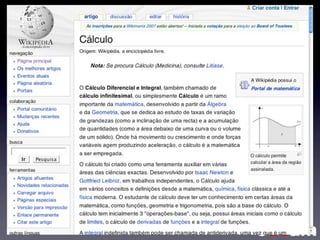 Cálculo
 