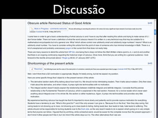 Discussão
 