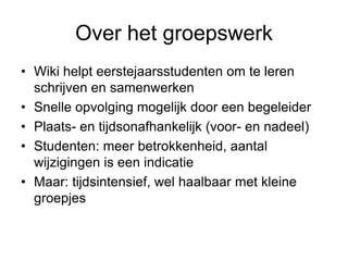 Wiki: samen schrijven
