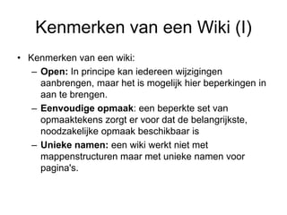Wiki: samen schrijven