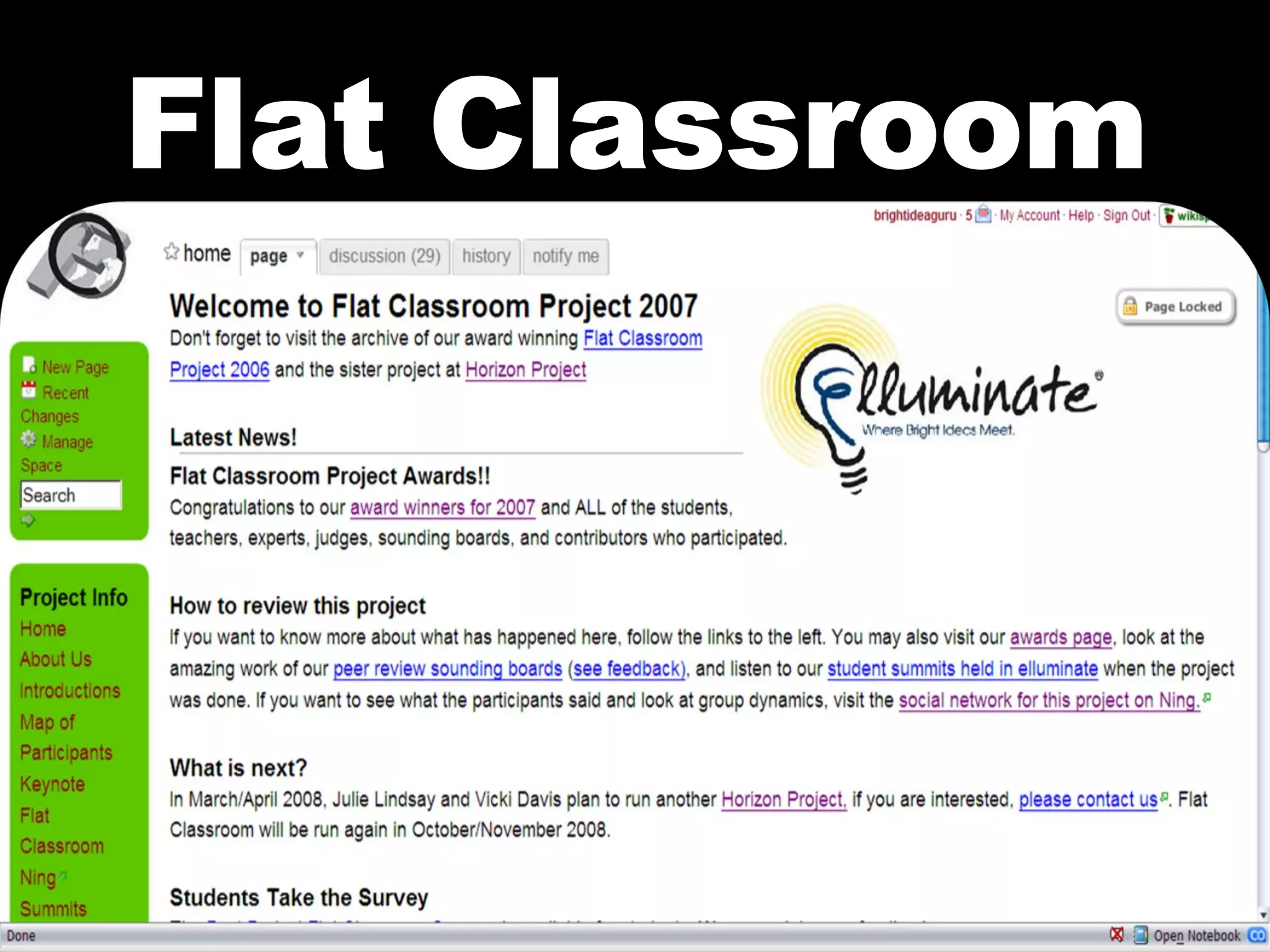 Flat Classroom 
