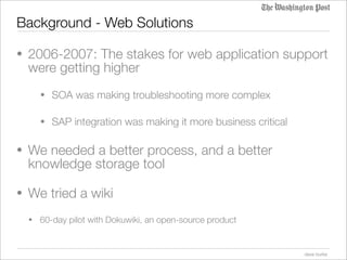 Wiki workspace pilot update