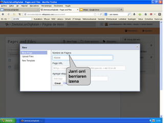 Jarri orri
berriaren
izena

 