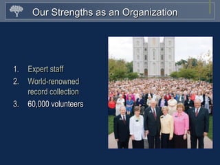 Challenge: connect customers with experts How do I find birth records from Brazil?Sounds tough!I dunno(Yawn!) I wish I had someone to help!