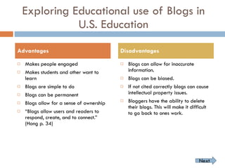 Wiki And Blogs | PPT | Internet for Beginners | Internet