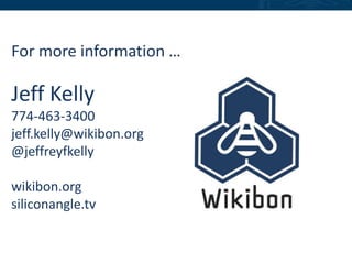 Wikibon Barclays Disruptive Tech Call - November 2014