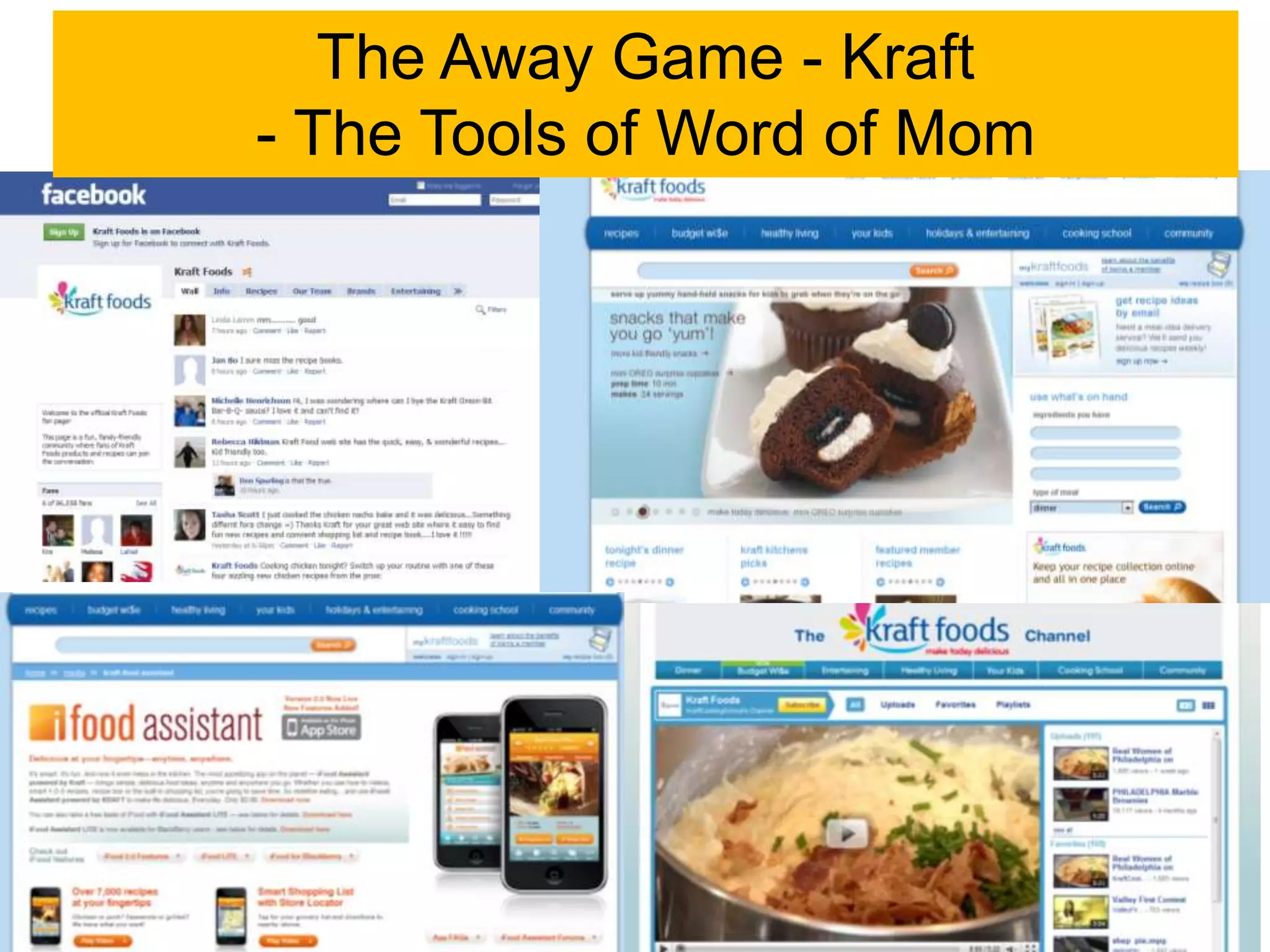 The Away Game - Kraft
- The Tools of Word of Mom
 