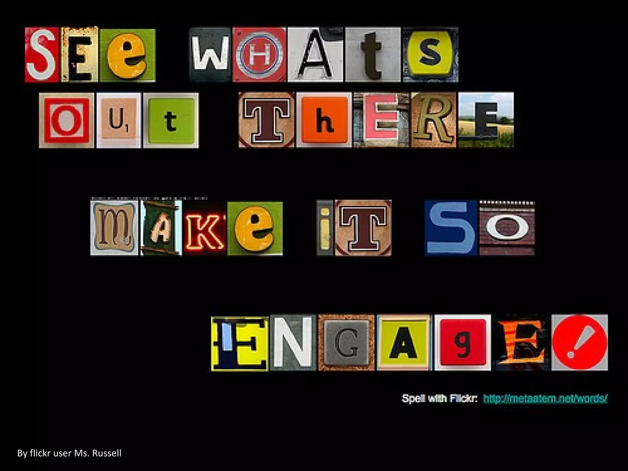 By flickr user Ms. Russell 