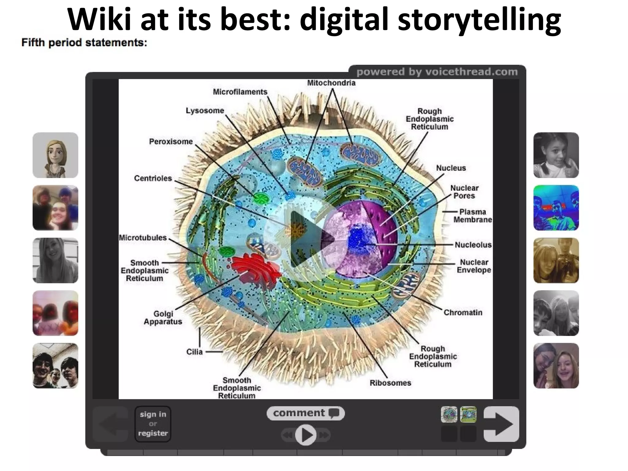 Wiki at its best: digital storytelling 