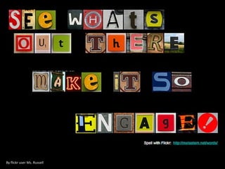 By flickr user Ms. Russell 