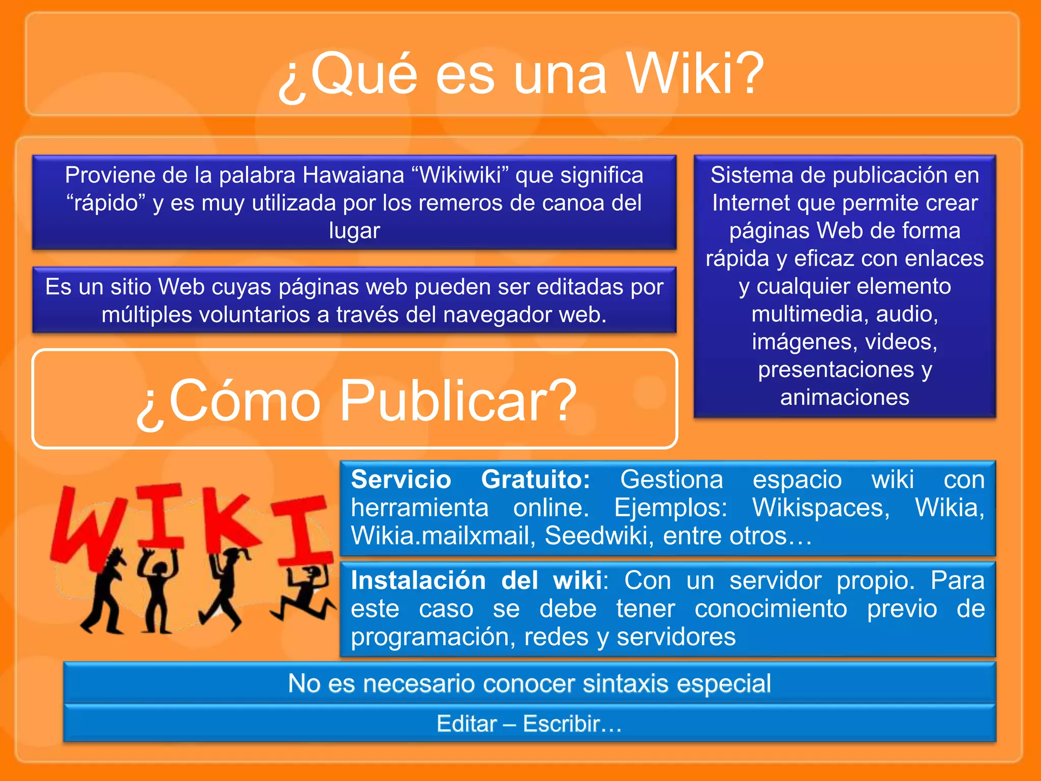 Wiki Labo La Wiki y el aprendizaje colaborativo | PPT