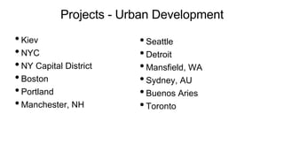 Projects - Diversity
•Following OSM US lead
•Interesting mapping projects abound
•Seneca Village (NYC)
•Rapp Road Historic...