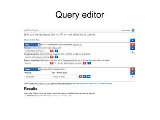 Query editor

 