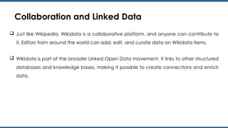 Wikidata Presentation under the sub topic of Artificial Intelligence.pptx