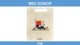 ONE
WIKI DONOR
 