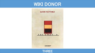 THREE
WIKI DONOR
 