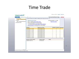 Time Trade
 