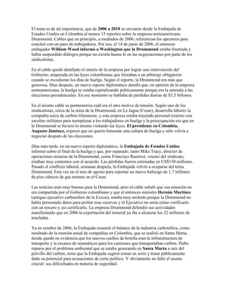 Exparamilitares daban seguridad a la Drummond