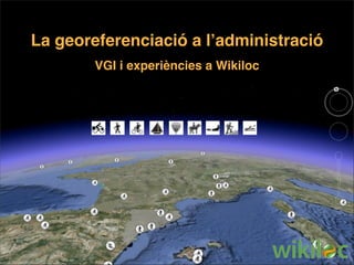29a sessió web. La georeferenciació a l'Administració. Jordi López Ramot