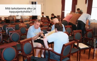 Mitä tarkoitamme alku- ja
loppuajankohdilla?
CCBY-SAPekkaSarkola
 