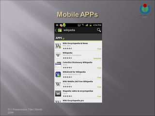 53 | Presentation Title | Month
2006
 