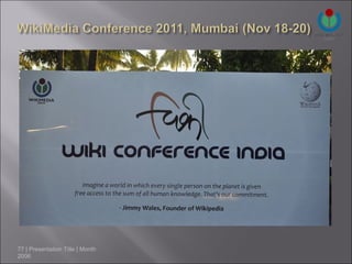 77 | Presentation Title | Month
2006
 