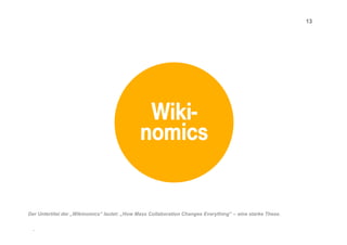 My space is your space - Die Geburt der Wikinomics aus dem Web 2.0