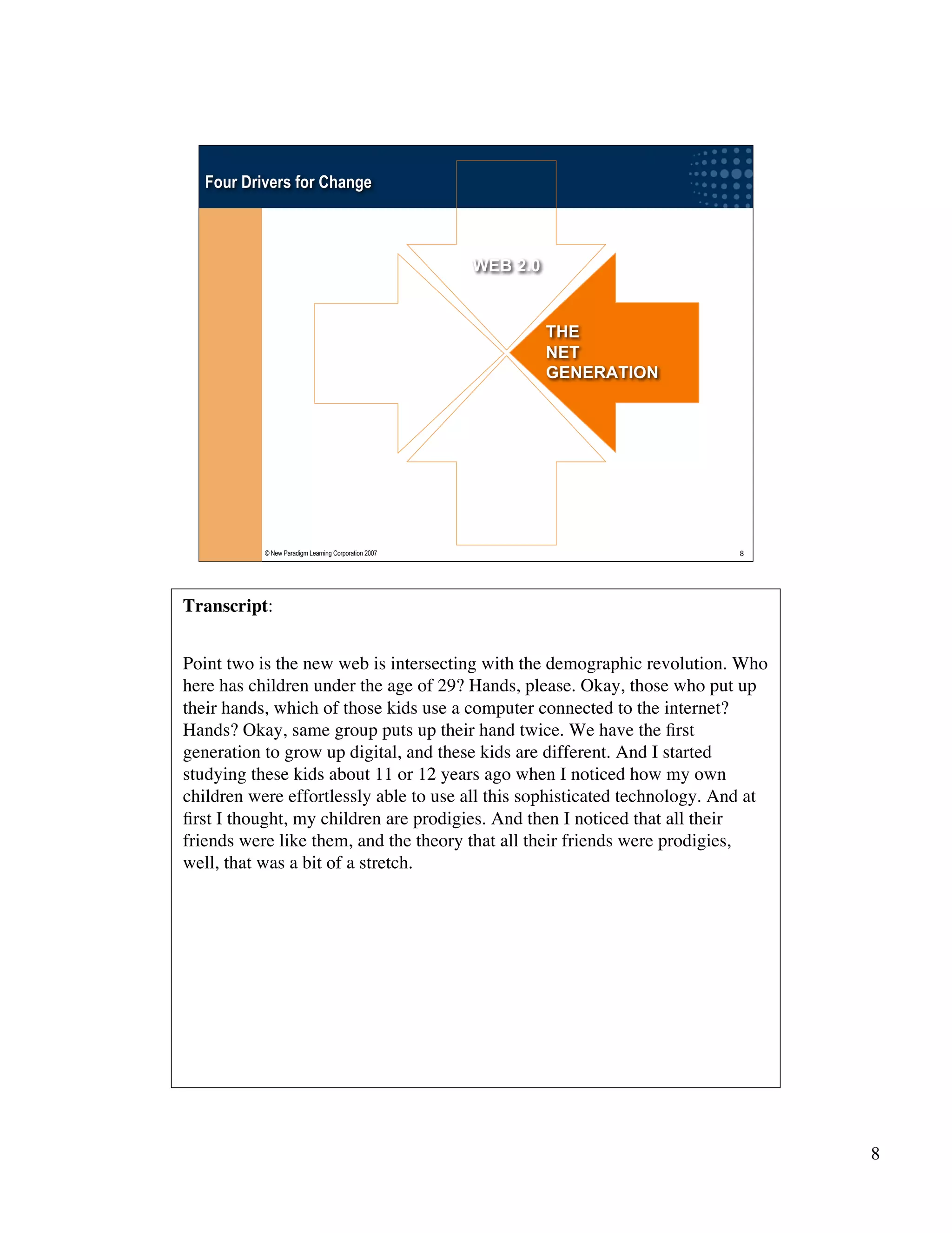 Wikinomics - Winning With The Enterprise 2.0 - with transcript
