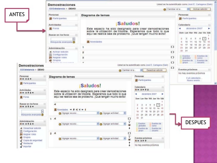 ANTES<br />DESPUES<br />