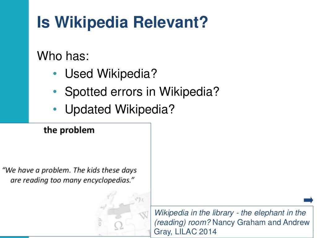Editing Wikipedia Why You Should And How You Can Support Your Users