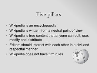 Wikipedia and libraries | PPTX