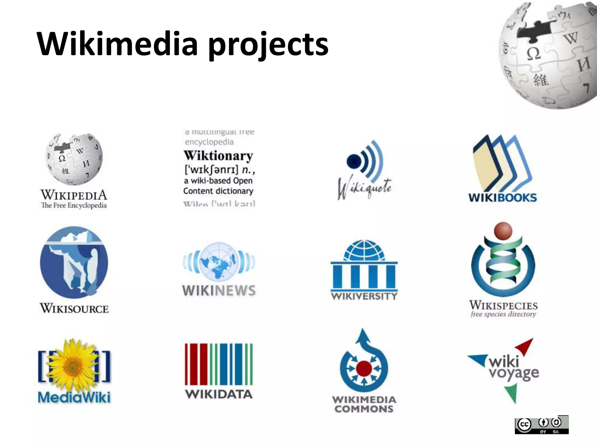 Wikimedia projects 
 